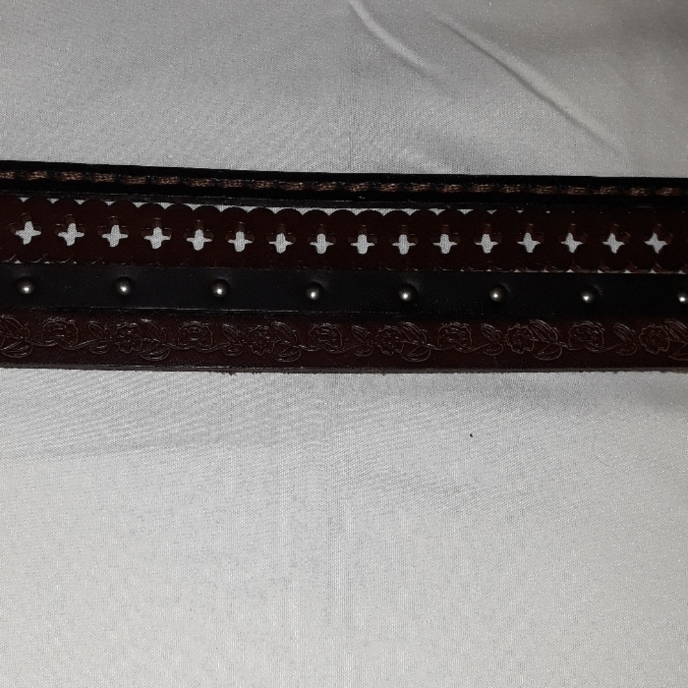 Fossil women's leather belt size large NWT - Picture 6 of 8